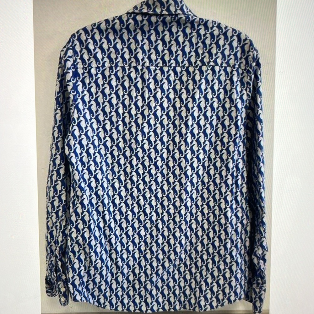 Medium J. Crew seahorse button up - Picture 2 of 4